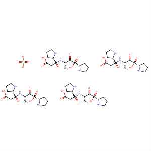 L-Proline, 1-[N-[1-(carboxymethyl)-L-prolyl]-L-alanyl]-, sulfate (4:1)