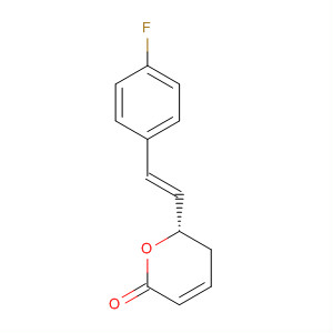 2H-Pyran-2-one, 6-[(1E)-2-(4-fluorophenyl)ethenyl]-5,6-dihydro-, (6S)-