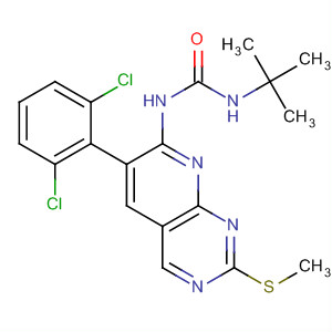 Urea,N-[6-(2,6-dichlorophenyl)-2-(methylthio)pyrido[2,3-d]pyrimidin-7-yl]-N'-(1,1-dimethylethyl)-