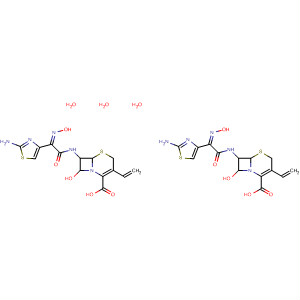 5-Thia-1-azabicyclo[4.2.0]oct-2-ene-2-carboxylic acid,7-[[(2Z)-(2-amino-4-thiazolyl)(hydroxyimino)acetyl]amino]-3-ethenyl-8-oxo-, hydrate (2:3), (6R,7R)-