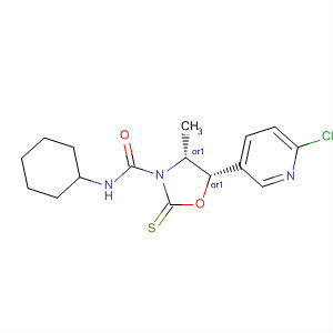 3-Oxazolidinecarboxamide,5-(6-chloro-3-pyridinyl)-N-cyclohexyl-4-methyl-2-thioxo-, (4R,5S)-rel-