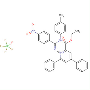 Pyridinium,2-(ethoxycarbonyl)-1-[[[(4-methylphenyl)amino](4-nitrophenyl)methylene]amino]-4,6-diphenyl-, tetrafluoroborate(1-)