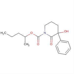 1-Piperidinecarboxylic acid, 3-hydroxy-2-oxo-3-phenyl-, 1-methylbutylester