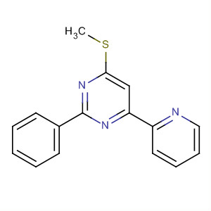 Pyrimidine, 4-(methylthio)-2-phenyl-6-(2-pyridinyl)-