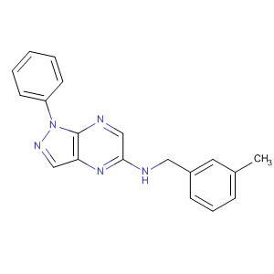 1H-Pyrazolo[3,4-b]pyrazin-5-amine,N-[(3-methylphenyl)methyl]-1-phenyl-