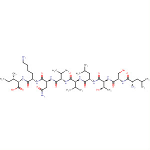 L-Isoleucine,L-leucyl-L-seryl-L-threonyl-L-leucyl-L-valyl-L-valyl-L-asparaginyl-L-lysyl-