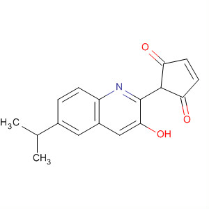 4-Cyclopentene-1,3-dione, 2-[3-hydroxy-6-(1-methylethyl)-2-quinolinyl]-
