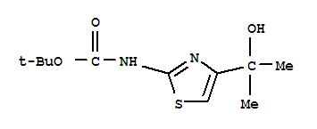 tert-butyl N-[4-(2-hydroxypropan-2-yl)-1,3-thiazol-2-yl]carbamate