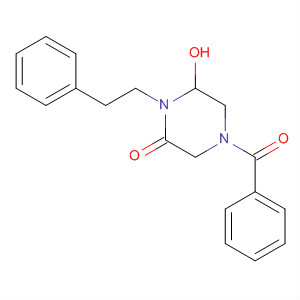 Piperazinone, 4-benzoyl-6-hydroxy-1-(2-phenylethyl)-