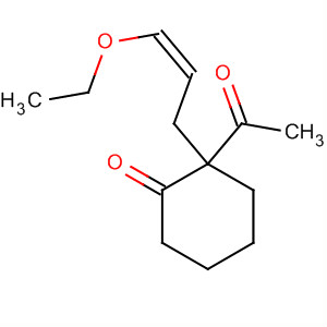 Cyclohexanone, 2-acetyl-2-(3-ethoxy-2-propenyl)-, (Z)-