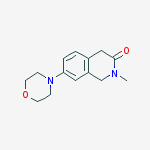 3(2H)-Isoquinolinone, 1,4-dihydro-2-methyl-7-(4-morpholinyl)-