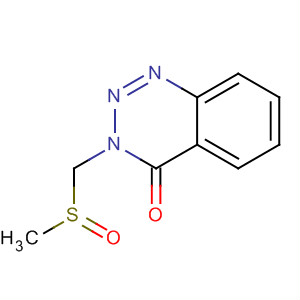 1,2,3-Benzotriazin-4(3H)-one, 3-[(methylsulfinyl)methyl]-