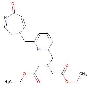 Glycine,N-(2-ethoxy-2-oxoethyl)-N-[[6-[(hexahydro-5-oxo-1H-1,4-diazepin-1-yl)methyl]-2-pyridinyl]methyl]-, ethyl ester
