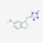 5-((2,3-DIHYDRO-6-METHOXY-1H-INDEN-1-YL)METHYL)-1H-TETRAZOLE