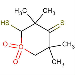4H-Thiopyran-4-thione, tetrahydro-3,3,5,5-tetramethyl-, 1,1-dioxide