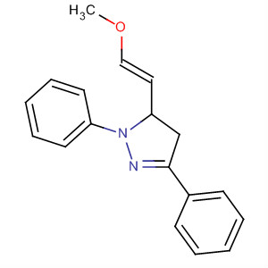 1H-Pyrazole, 4,5-dihydro-5-(2-methoxyethenyl)-1,3-diphenyl-, (E)-