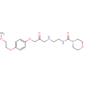 4-Morpholinecarboxamide,N-[2-[[3-[4-(2-methoxyethoxy)phenoxy]-2-oxopropyl]amino]ethyl]-