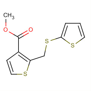 3-Thiophenecarboxylic acid, 2-[(2-thienylthio)methyl]-, methyl ester