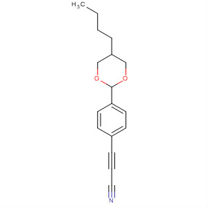 2-Propynenitrile, 3-[4-(5-butyl-1,3-dioxan-2-yl)phenyl]-, trans-