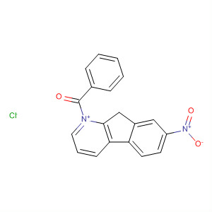 9H-Indeno[2,1-b]pyridinium, 1-benzoyl-7-nitro-, chloride