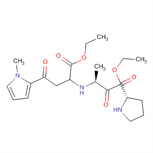 L-Proline,1-[N-[1-(ethoxycarbonyl)-3-(1-methyl-1H-pyrrol-2-yl)-3-oxopropyl]-L-alanyl]-, ethyl ester