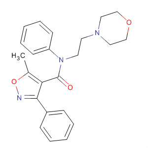 4-Isoxazolecarboxamide,5-methyl-N-[2-(4-morpholinyl)ethyl]-N,3-diphenyl-