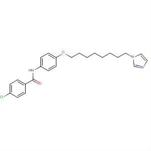 Benzamide, 4-chloro-N-[4-[[8-(1H-imidazol-1-yl)octyl]oxy]phenyl]-