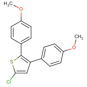 Thiophene, 5-chloro-2,3-bis(4-methoxyphenyl)-