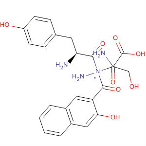 Serine, N-[N-[(3-hydroxy-2-naphthalenyl)carbonyl]-L-tyrosyl]-, hydrazide