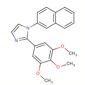 1H-Imidazole, 1-(2-naphthalenyl)-2-(3,4,5-trimethoxyphenyl)-