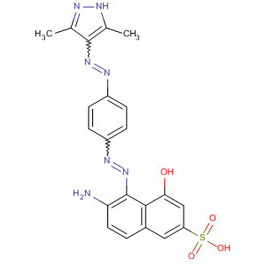 2-Naphthalenesulfonic acid,6-amino-5-[[4-[(3,5-dimethyl-1H-pyrazol-4-yl)azo]phenyl]azo]-4-hydroxy-