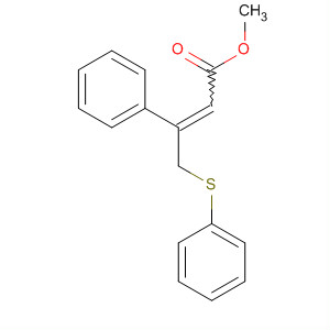 2-Butenoic acid, 3-phenyl-4-(phenylthio)-, methyl ester