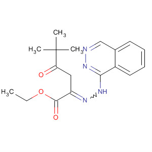Hexanoic acid, 5,5-dimethyl-4-oxo-2-(1-phthalazinylhydrazono)-, ethylester