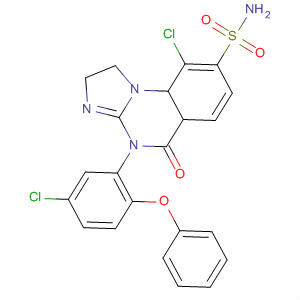 Imidazo[1,2-a]quinazoline-8-sulfonamide,9-chloro-4-(5-chloro-2-phenoxyphenyl)-1,2,4,5,5a,9a-hexahydro-5-oxo-
