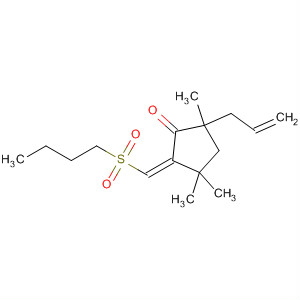 Cyclopentanone,5-[(butylsulfonyl)methylene]-2,4,4-trimethyl-2-(2-propenyl)-, (Z)-