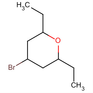 2H-Pyran, 4-bromo-2,6-diethyltetrahydro-