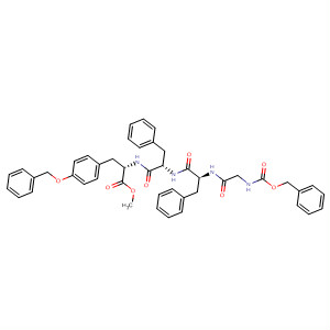 L-Tyrosine,N-[N-[N-[N-[(phenylmethoxy)carbonyl]glycyl]-L-phenylalanyl]-L-phenylalanyl]-O-(phenylmethyl)-, methyl ester