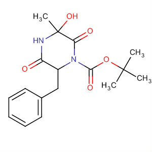 1-Piperazinecarboxylic acid,3-hydroxy-3-methyl-2,5-dioxo-6-(phenylmethyl)-, 1,1-dimethylethyl ester