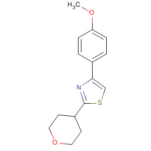 Thiazole, 4-(4-methoxyphenyl)-2-(tetrahydro-2H-pyran-4-yl)-