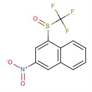 Naphthalene, 3-nitro-1-[(trifluoromethyl)sulfinyl]-