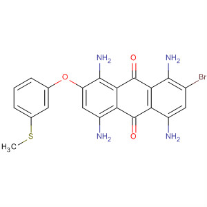 9,10-Anthracenedione,1,4,5,8-tetraamino-2-bromo-7-[3-(methylthio)phenoxy]-