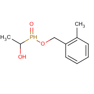 Phosphinic acid, (1-hydroxyethyl)-, (2-methylphenyl)methyl ester
