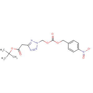 2H-Tetrazole-5-acetic acid,2-[[[[(4-nitrophenyl)methoxy]carbonyl]oxy]methyl]-, 1,1-dimethylethylester