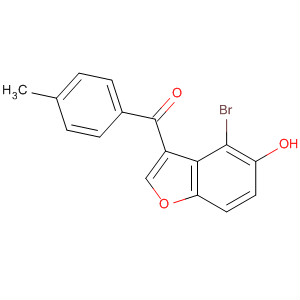 Methanone, (4-bromo-5-hydroxy-3-benzofuranyl)(4-methylphenyl)-