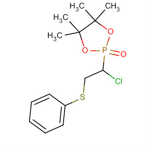 1,3,2-Dioxaphospholane,2-[1-chloro-2-(phenylthio)ethyl]-4,4,5,5-tetramethyl-, 2-oxide