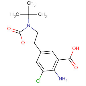 Benzoic acid,2-amino-3-chloro-5-[3-(1,1-dimethylethyl)-2-oxo-5-oxazolidinyl]-