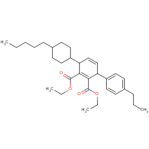 1,4-Cyclohexadiene-1,2-dicarboxylic acid,3-(4-pentylcyclohexyl)-6-(4-propylphenyl)-, diethyl ester