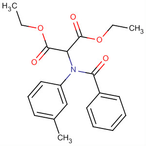 Propanedioic acid, [benzoyl(3-methylphenyl)amino]-, diethyl ester
