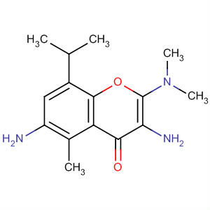 4H-1-Benzopyran-4-one,3,6-diamino-2-(dimethylamino)-5-methyl-8-(1-methylethyl)-