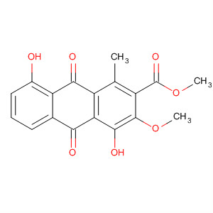 2-Anthracenecarboxylic acid,9,10-dihydro-4,8-dihydroxy-3-methoxy-1-methyl-9,10-dioxo-, methylester